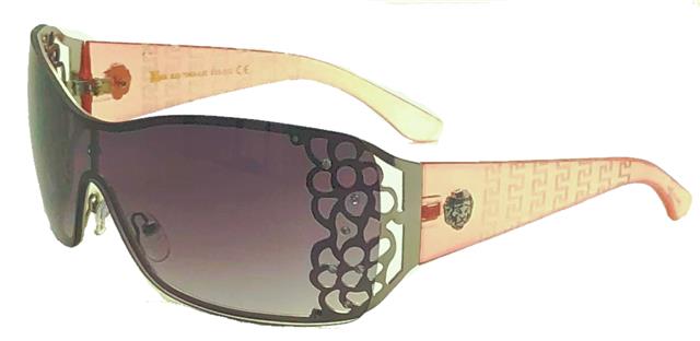Designer Kleo Wrap Sunglasses Oversized Rimless Shield Uv400 Ladies Womens Girls Ebay