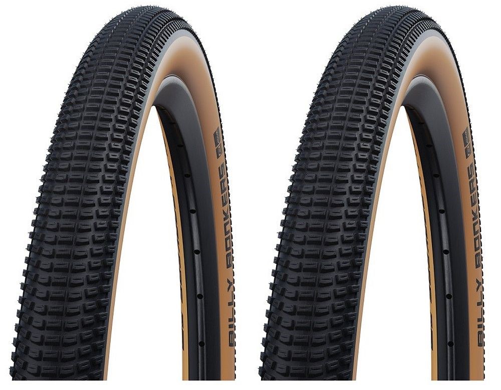 PAIR Schwalbe BILLY BONKERS 26 x 2.10 BRONZE WALL Dirt Jump Bike