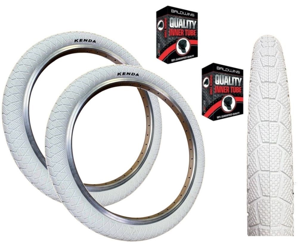 Pneumatici KENDA K90 BMX 20x1.95 Rosa – Battistrada Slick Per Freestyle E Street, Tubolari