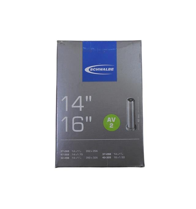 Schwalbe AV2 Schrader Inner Tube 14 x 1.75-1.90/" 40mm valve