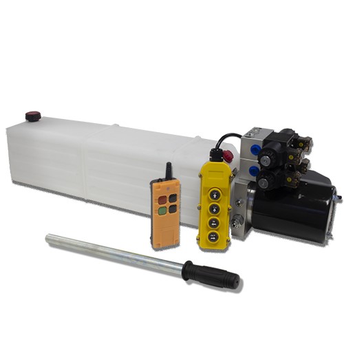 Flowfit 24V DC Double Acting, Double Solenoid Hydraulic Power pack with Back Up - Picture 6 of 6