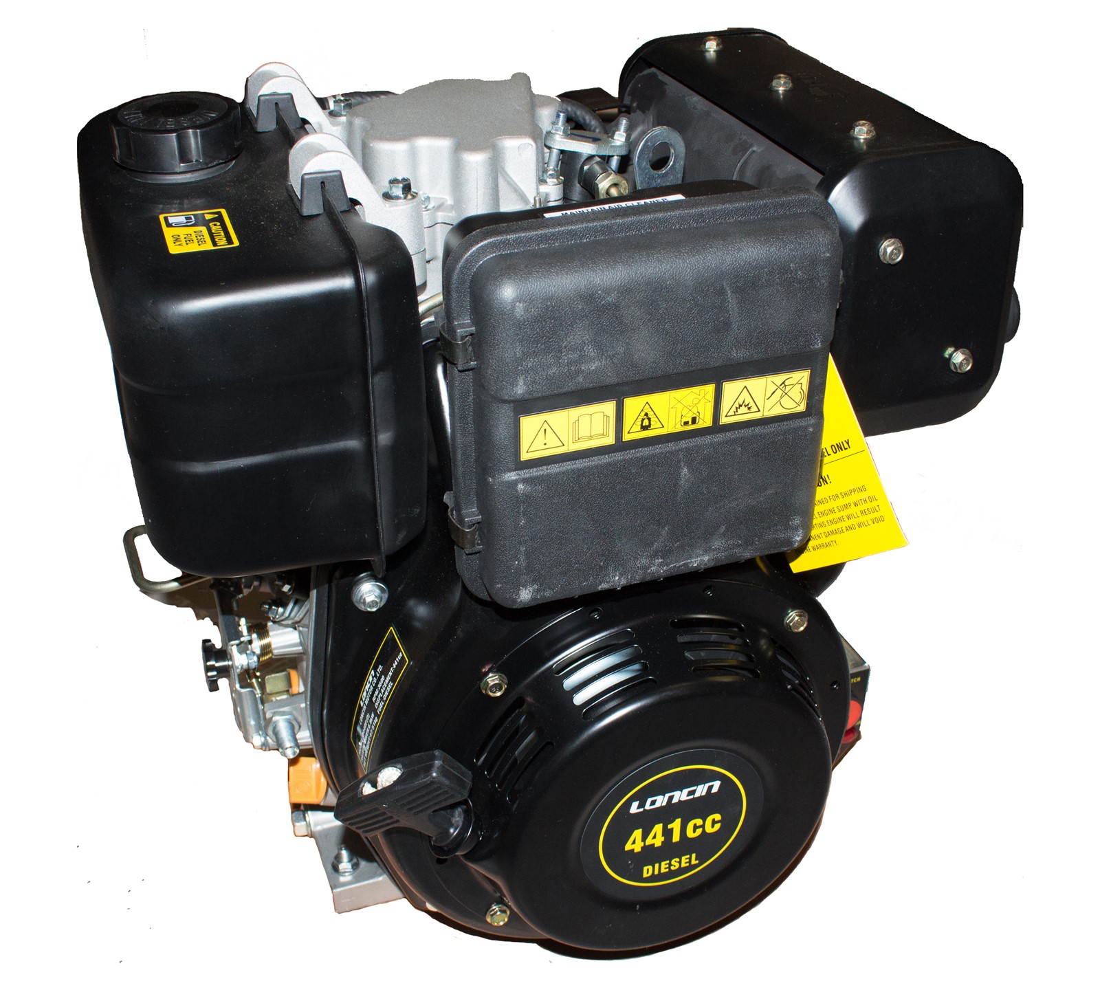 Loncin 9 Hp Diesel Engine Single Cylinder 4 Stroke Air Cooled Direct Injection Ebay