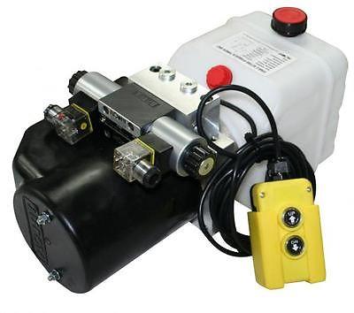 Flowfit 12V DC Double Acting Hydraulic Power pack, with Detachable Two Button Pe - Picture 2 of 3
