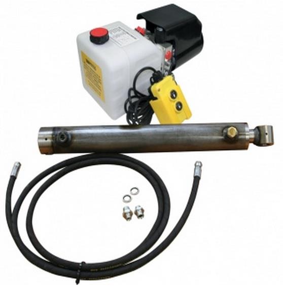 Flowfit Hydraulique 12V Dc Simple Agissant Remorque Kit Pour Levage 2.5  Tonnes