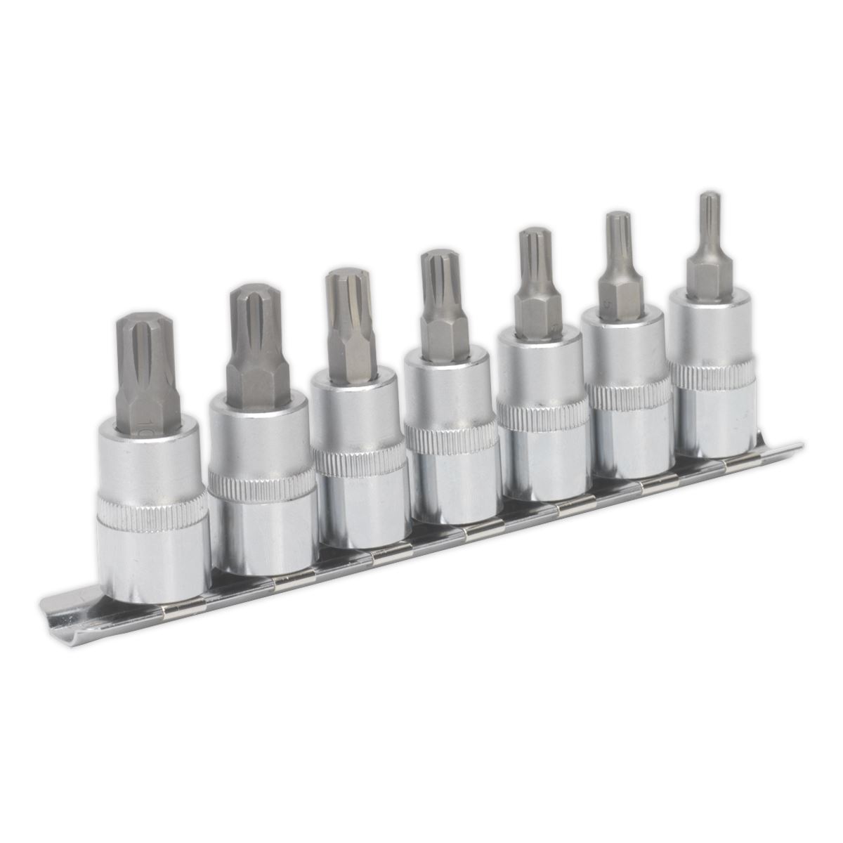 Laser Ribe Nuss-Set 7-tlg. – Für M5 Bis M14, Mit 3/8" Und 1/2" Antrieb