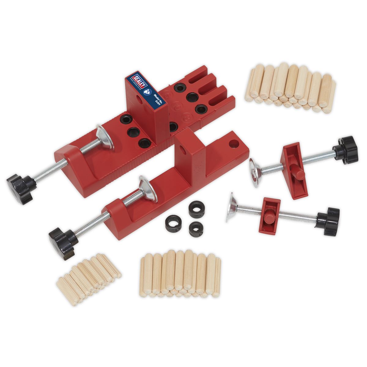 Sealey DJ01 Universal Dowelling Jig Set 5054511260137 UK