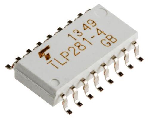 2 X Toshiba Tlp281 4 Gb J F Ac Dc Input Transistor Output Quad Optocoupler Sop Ebay