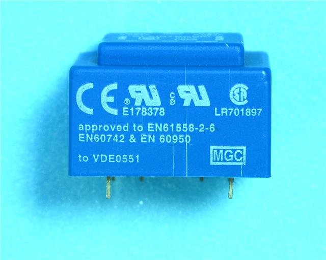 1 x Clairtronic LR701897 PCB Transformer In 230V AC 50/60Hz Out 2 x 9V ...