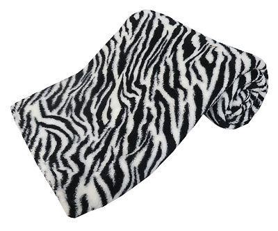 LARGE SOFT & WARM Animal Skin Print Mink FUR Blanket Sofa / Bed Throw ...