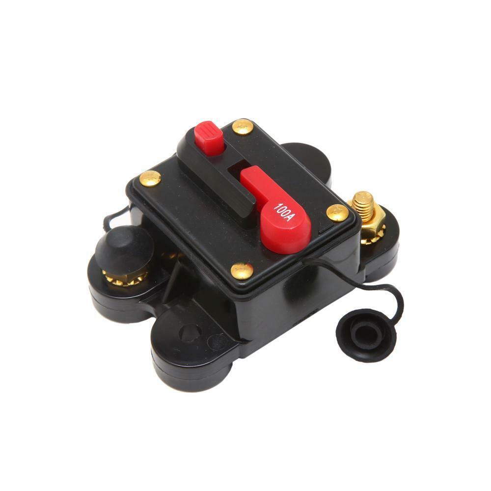 Car Audio 100a Circuit Breaker Amp Amplifier Auto Fuse Blow 100 AMP 12v