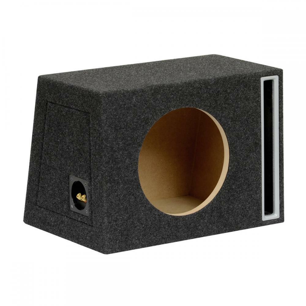 12 /"vacía Sub Subwoofer caja de Mdf Negro carpted Boom Box