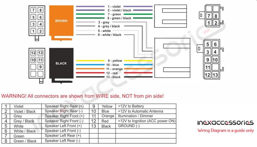 Car Stereo Wiring Harness Nissan Wiring Diagram Color Codes