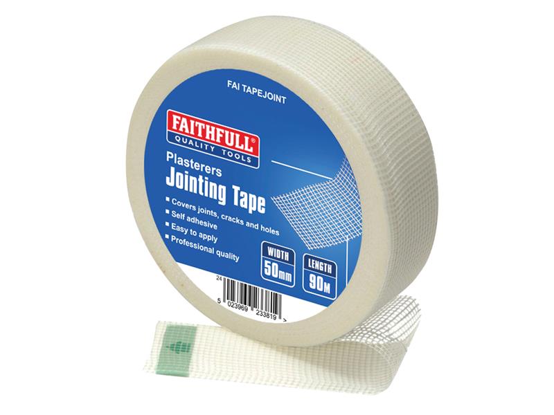 Faithfull faitapejoint PT1-50 Plâtriers joint ruban 50 mm x 90 m
