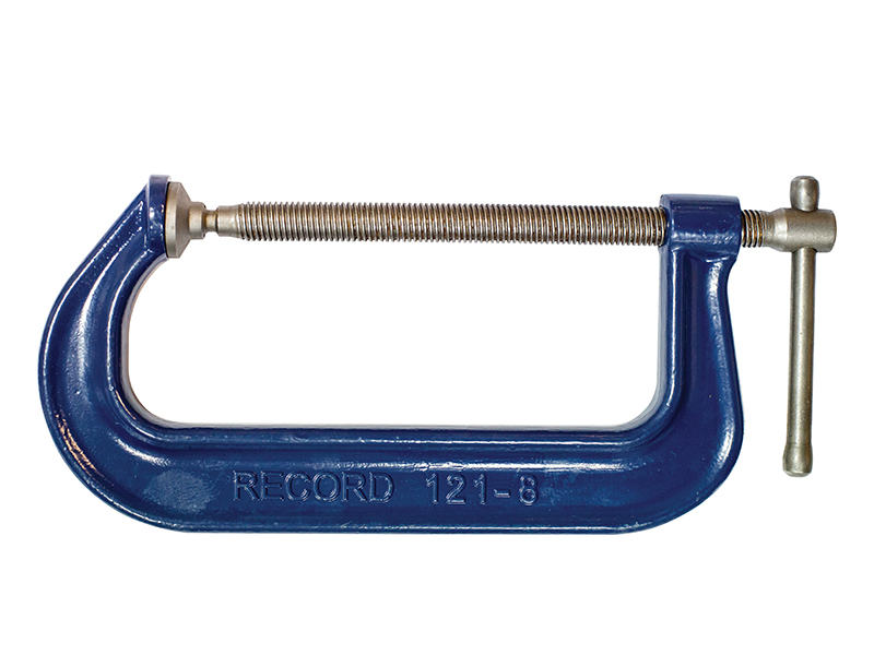 Record 121 H/Duty Forged G Clamp 8In 