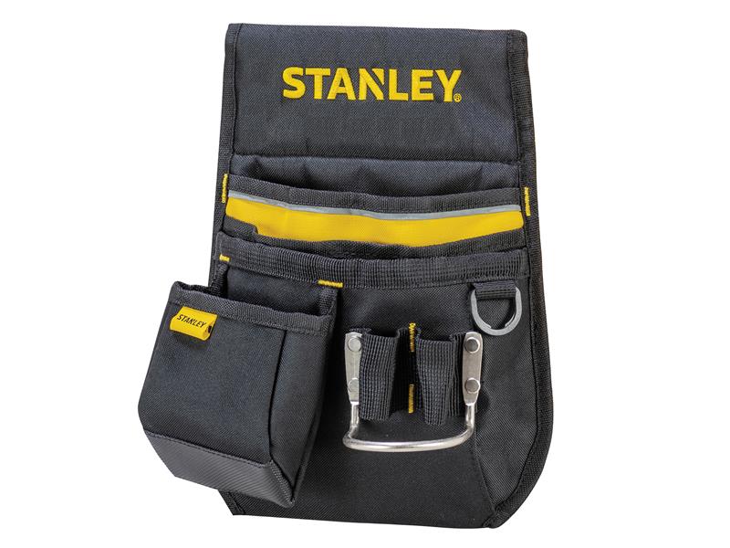 NEW STANLEY Tool//Nail Pocket Work Belt Pouch//Holder With Hammer Loop STA196181