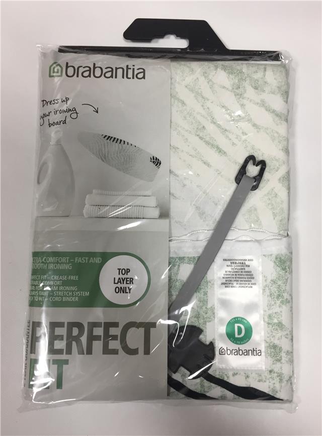 Brabantia Ironing Board Cover, Size D (135x45) Extra Large Neutral