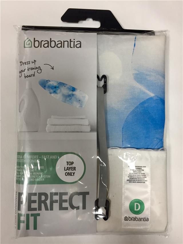 Brabantia Ironing Board Cover, Size D (135x45) Extra Large Neutral