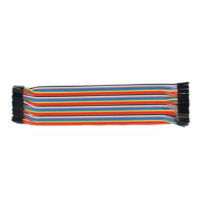 40 Pcs Dupont M-F/M-M/F-F Cables Jumper Breadboard Wire GPIO Ribbon Pi Arduino 
