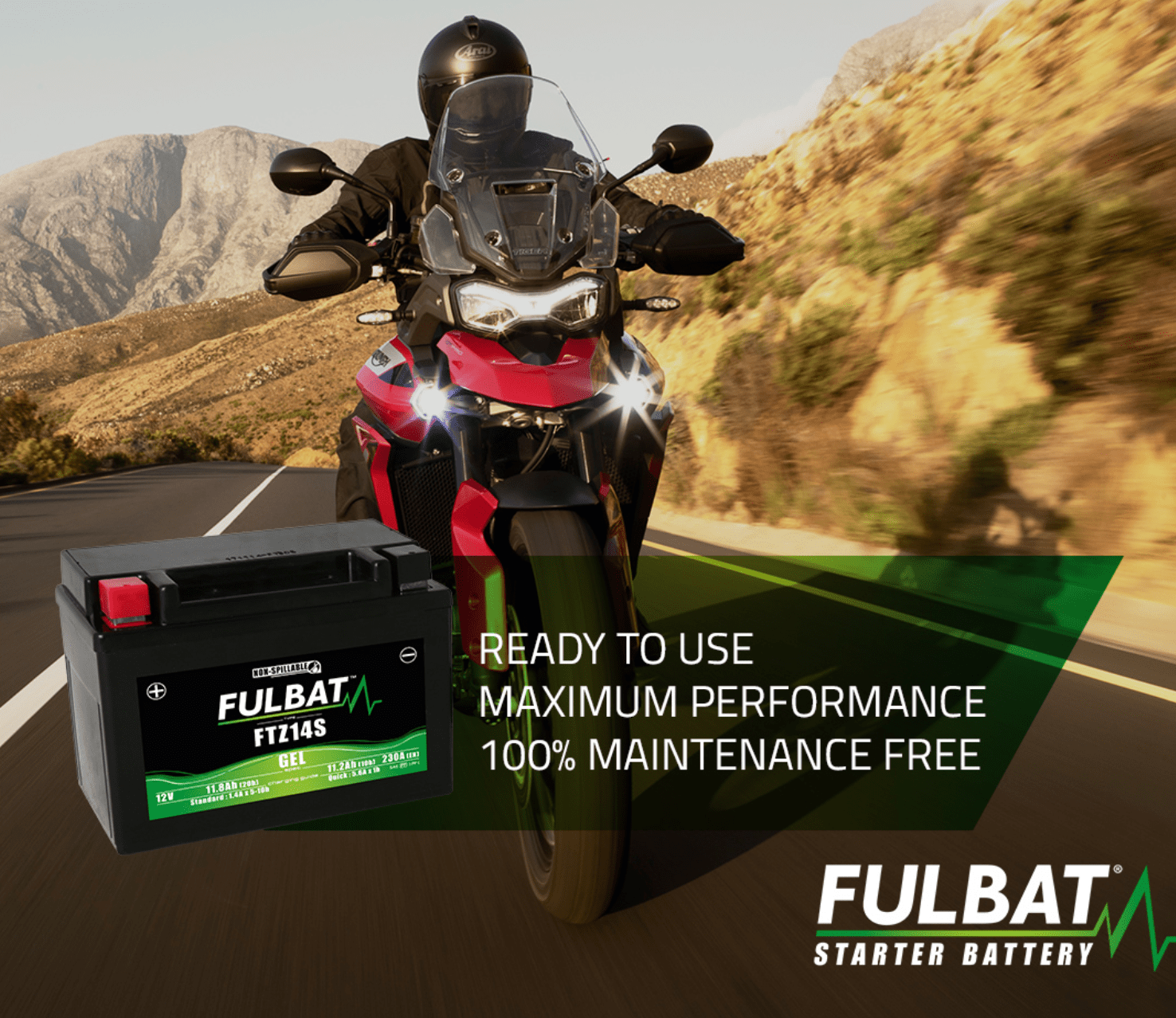 thumbnail interactive-video image 1 of Citomerx FTX9-BS Gel Battery 12V 8Ah For Kawasaki ZXR 400 & More - Drop-in Replacement 1 of 2