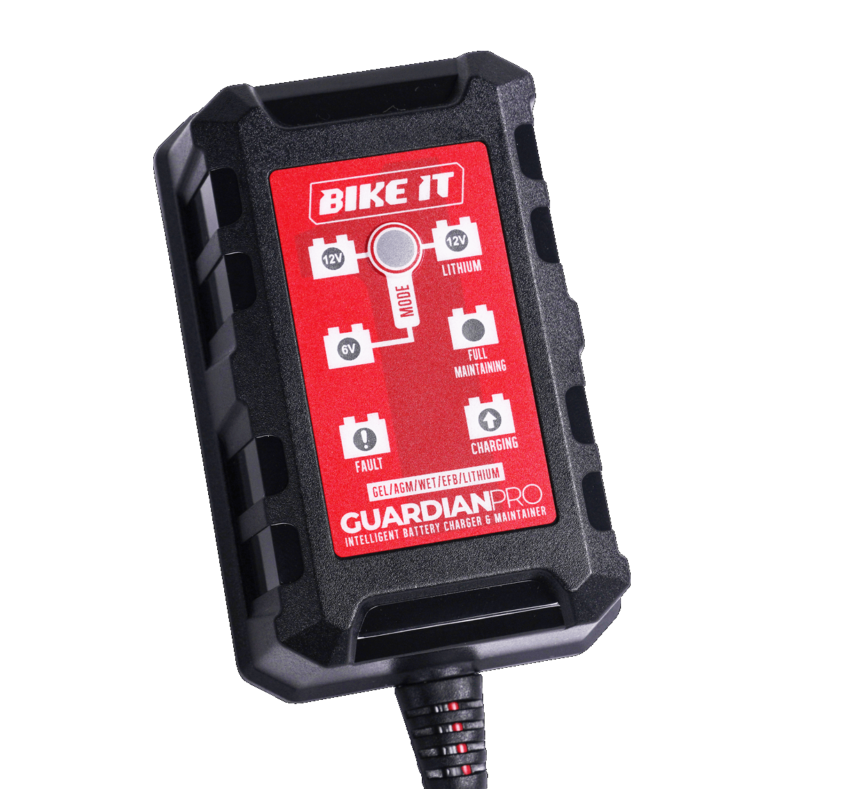 Leona Co 6V 12V Battery Charger 1.5A Automatic Smart Charger Battery Maintainer Trickle,Float