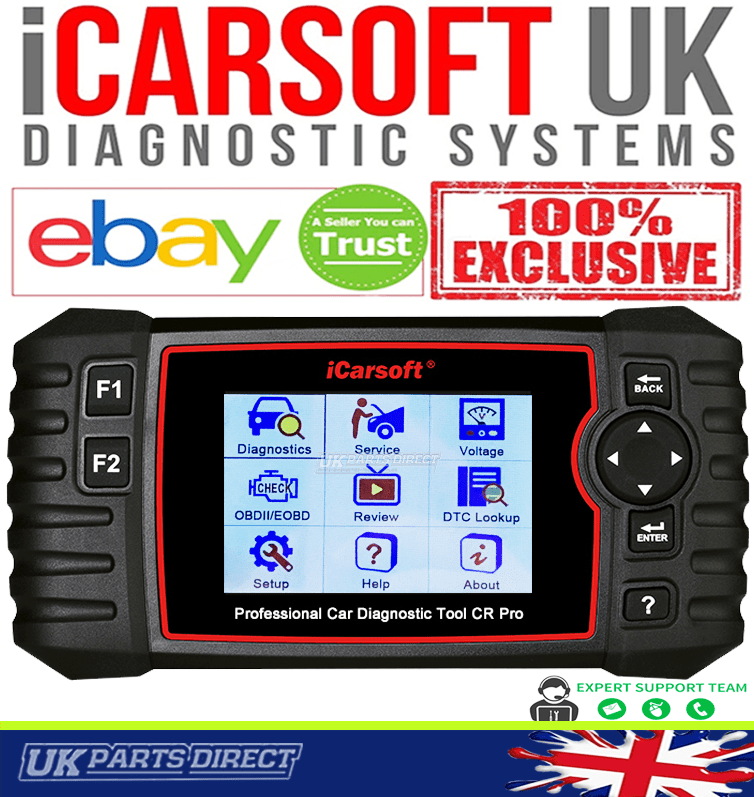 iCarsoft CR PRO - 2023 FULL System ALL Makes Diagnostic Tool MULTI BRAND