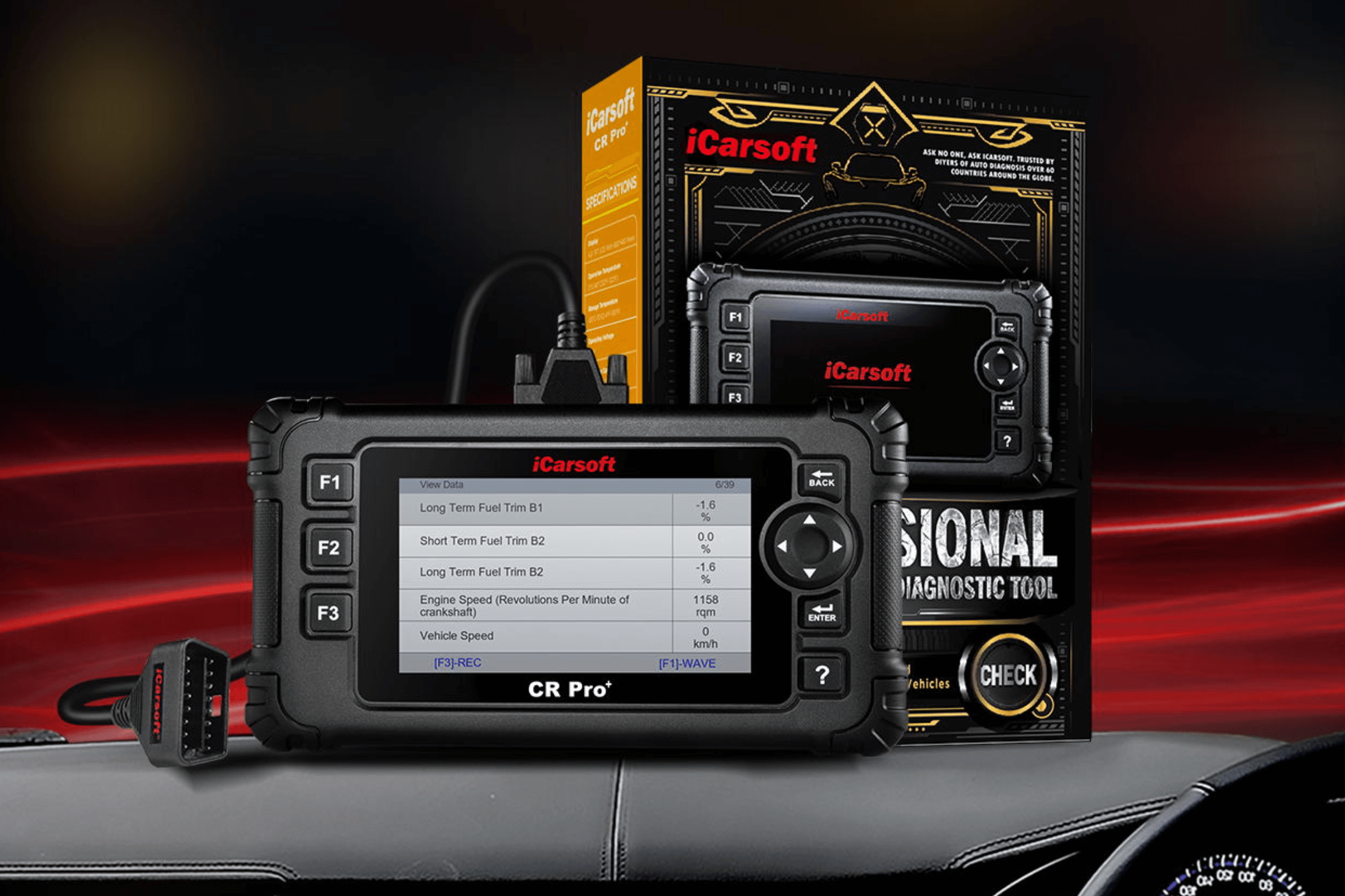iCarsoft CR PRO - FULL System ALL Makes Diagnostic Tool - The OFFICIAL  iCarsoft UK Outlet