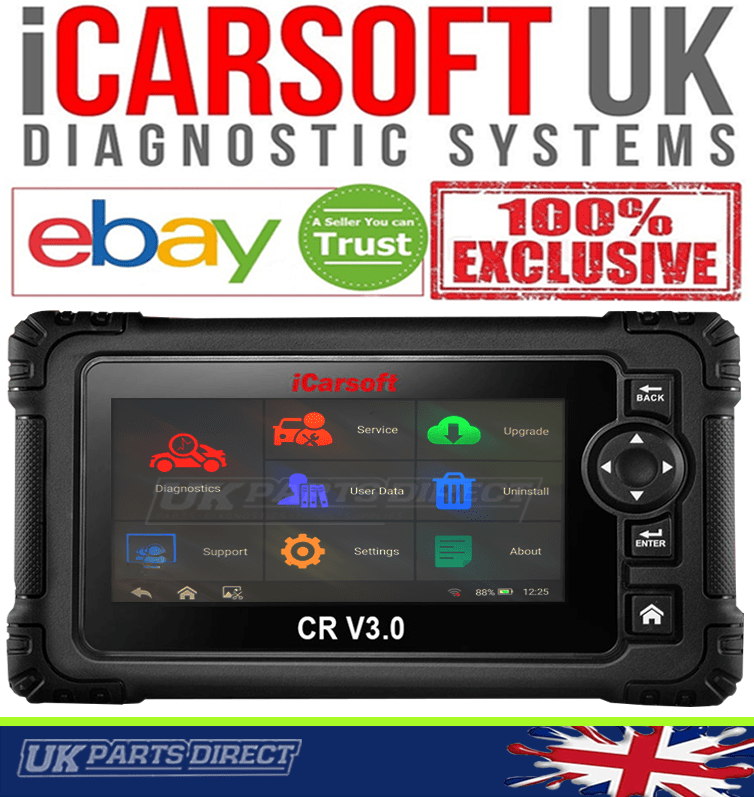iCarsoft CR MAX - FULL System ALL Makes Diagnostic Tool - The OFFICIAL  iCarsoft UK Outlet