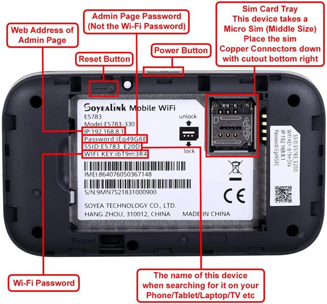 Huawei B320-323 4G CPE 5s Mobile WiFi 1 X SMA Per Antenna Esterna - Foto 4
