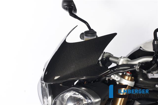 Ilmberger Carbon Fibre Headlight Cowl Fairing Triumph Speed Triple R 1050 12 15 Ebay