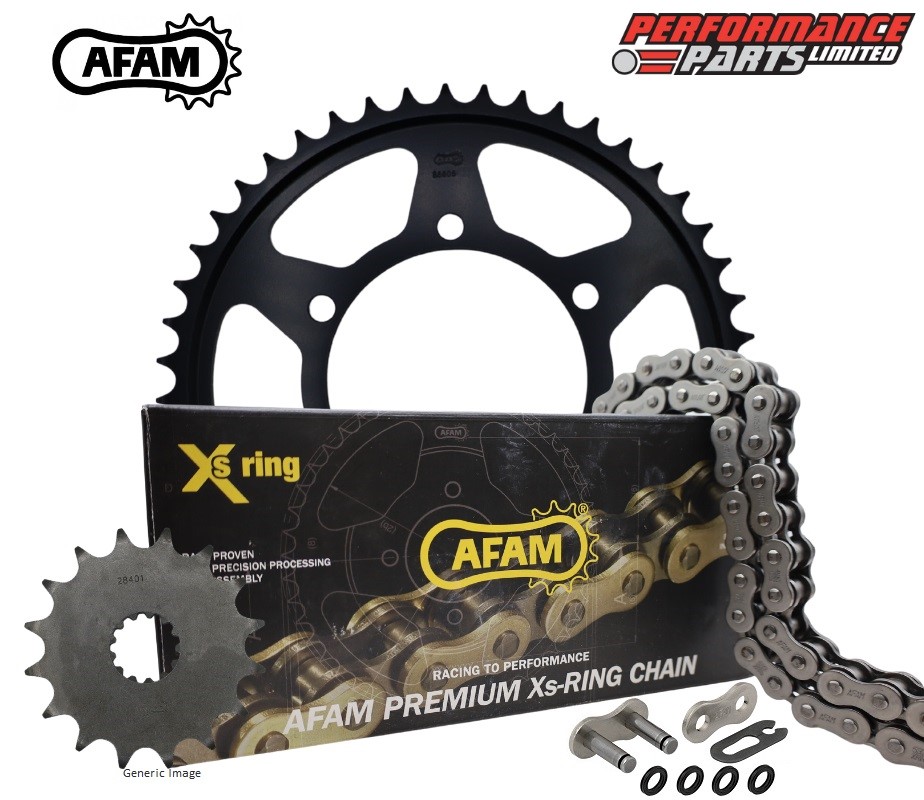 Kawasaki Z400 19-21 AFAM 520 XMR Heavy Duty Steel X-Ring Chain and