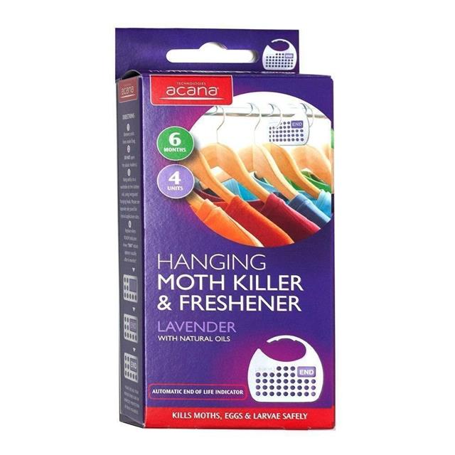 Confezione da 20 ACANA Moth KILLER & Freshener Bustine con fragranza lavanda 