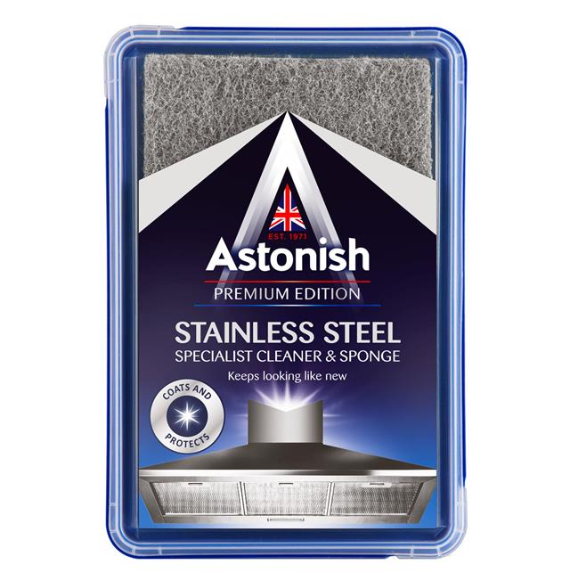ASTONISH OVEN COOKWARE Grill Hob Dish Stainless Steel Cleaner Cleaning