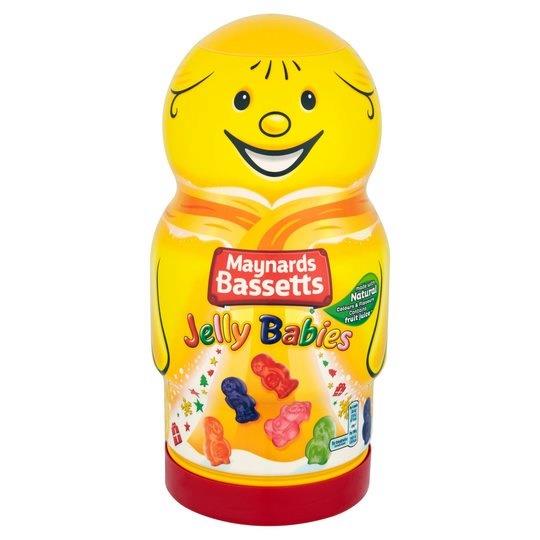 MAYNARDS BASSETTS ALLSORTS Wine Gums Jelly Babies Christmas Sweets Jar