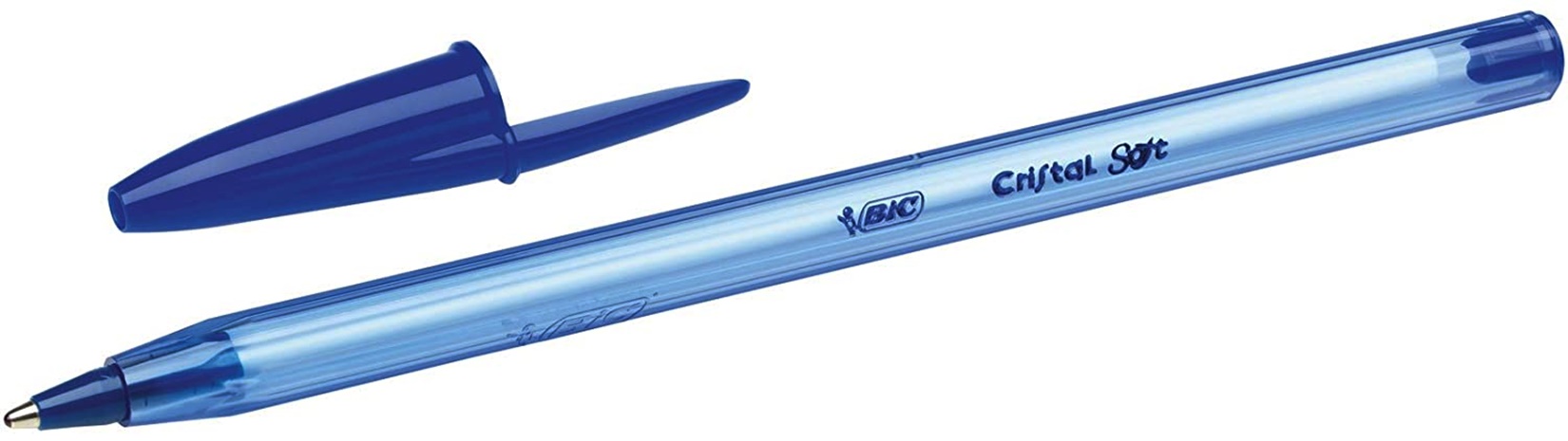 Bic Cristal Stick Ball Pens Medium Point Blue (Pack of 4), 4 pack - Ralphs