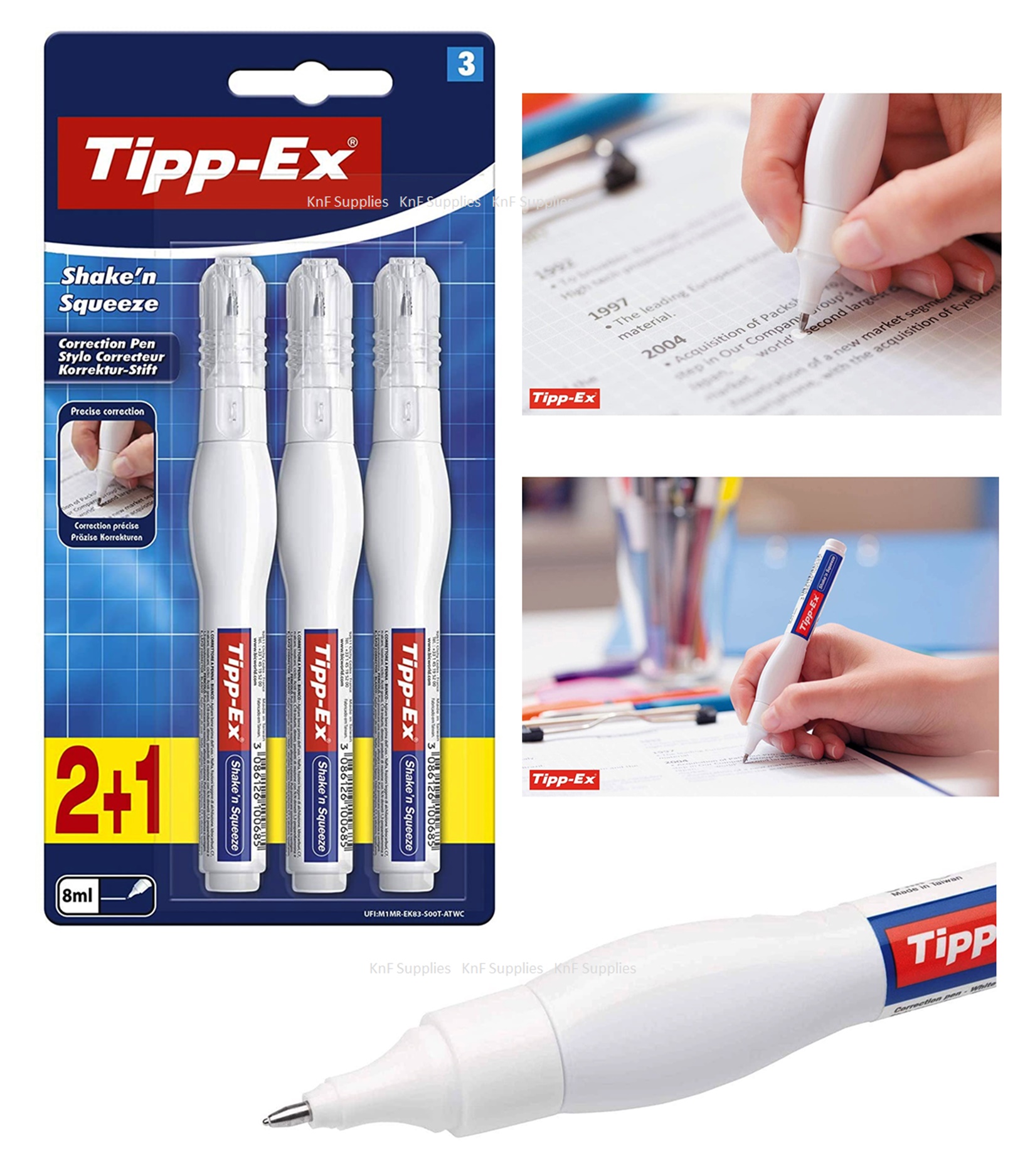 Tipp-Ex Mini Liquid Shake & Squeeze Correction Pen 4ml