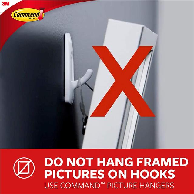 3M Command White Plastic Damage Free Mini Adhesive Hanging Hooks