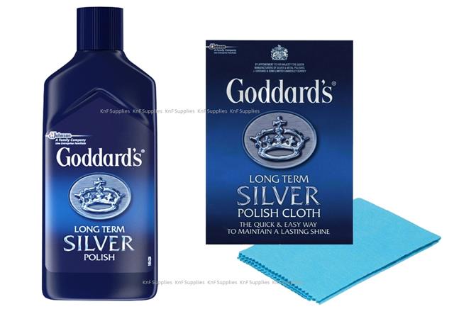 Goddards Silver Jewellery Polish Cloth Cleaner Cleans Long Term