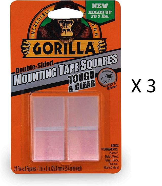 Gorilla Mounting Tape Squares - Gorilla Glue UK