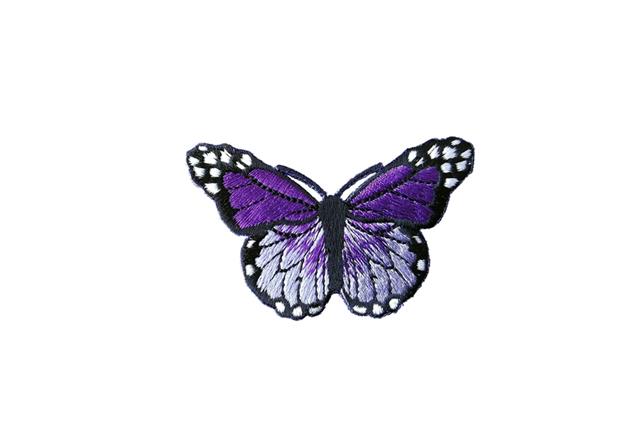 Butterfly Butterflies Embroidered Iron On Sew On Patches Badges ...