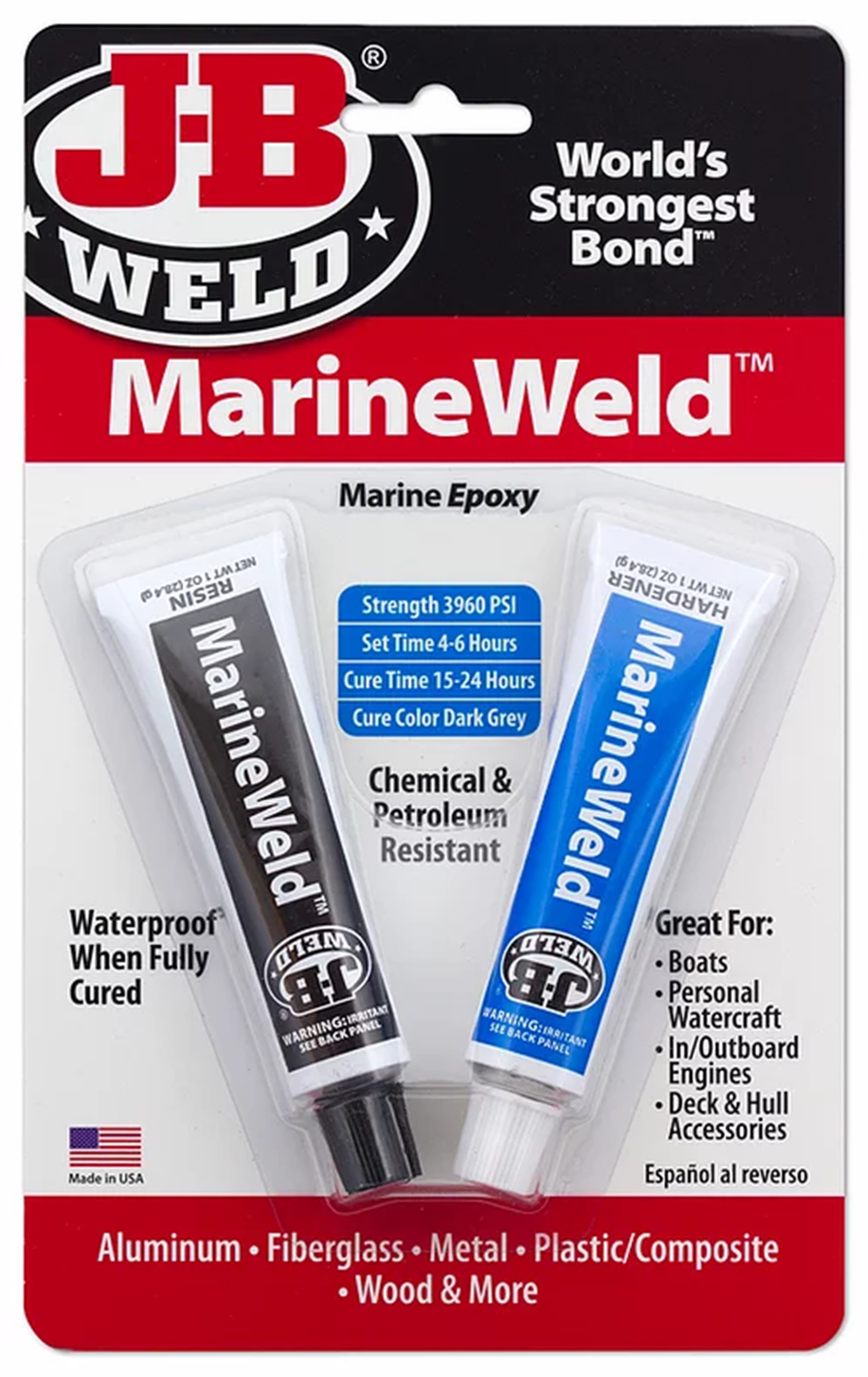 JB Weld Original Cold Weld Steel Reinforced Epoxy Compound Metal Glue