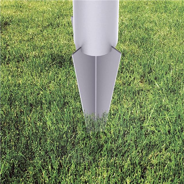 Minky 50mm Dia Rotary Airer Rota Lift Soil Spike│For Use Outdoor/ Garden│Silver 