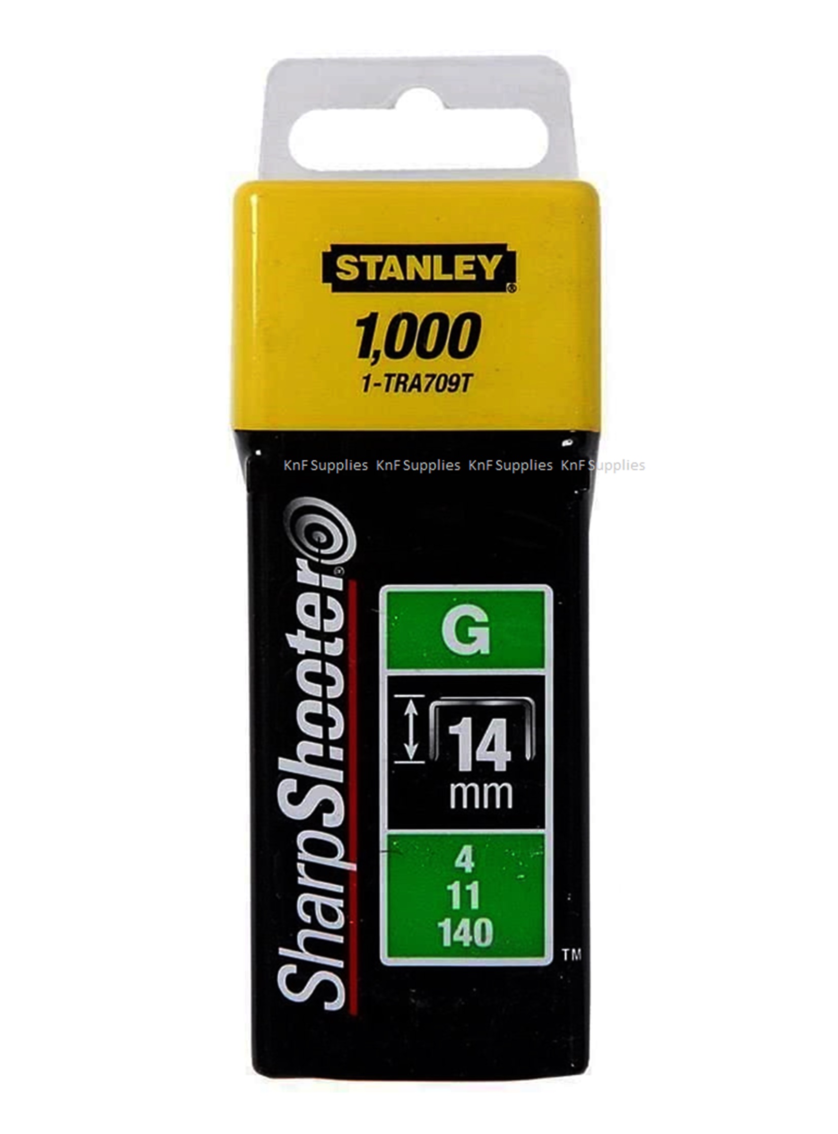 Stanley STANLEY 1000  STAPLES 6mm 8mm 10mm 12mm 14mm SHARPSHOOTER HEAVY DUTY STAPLE G 3253561054280 