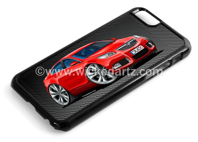 WickedKarz Cartoon Car Vauxhall Insignia SRi in Red Key Ring