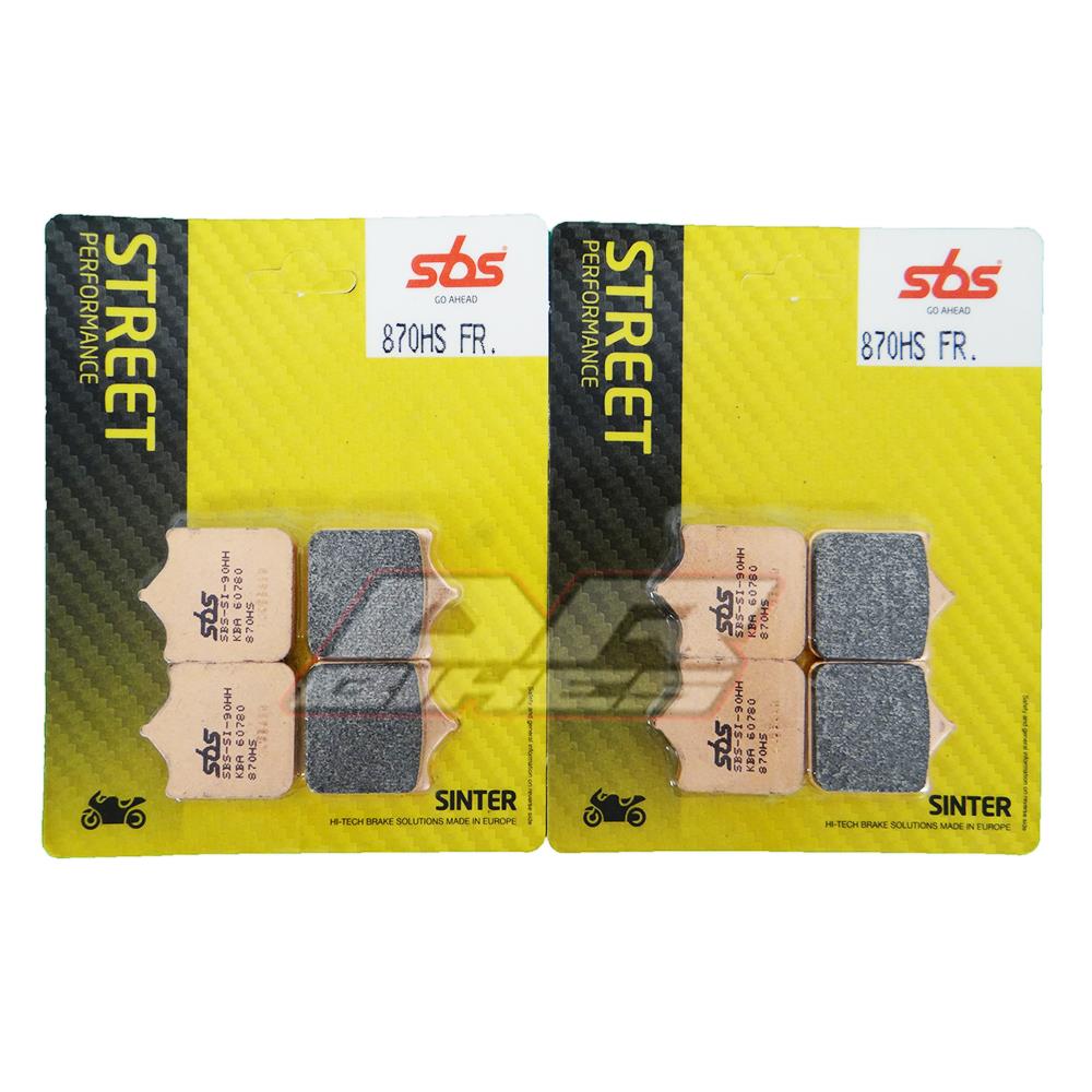  S1000R/RR フロントブレーキパッド SBS 870HS BMW S1000 R 2014 - 2018 SBS Street Sintered Front Brake Pads 870HS
