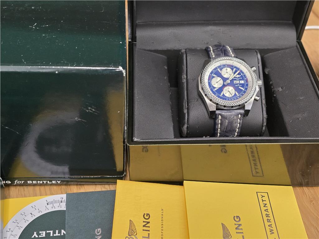Breitling for Bentley watch, full set, age 2008, model