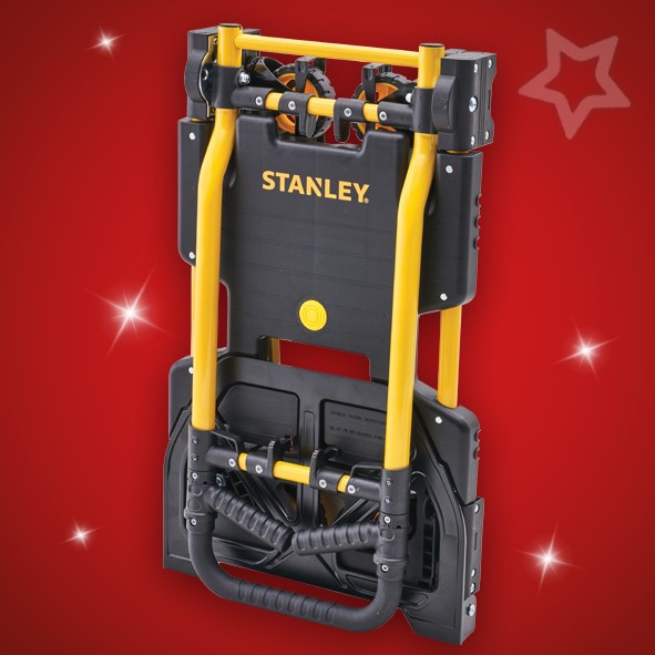 Stanley FT586 Folding 2 in 1 Sack Truck + Trolley Dolly Tool Cart