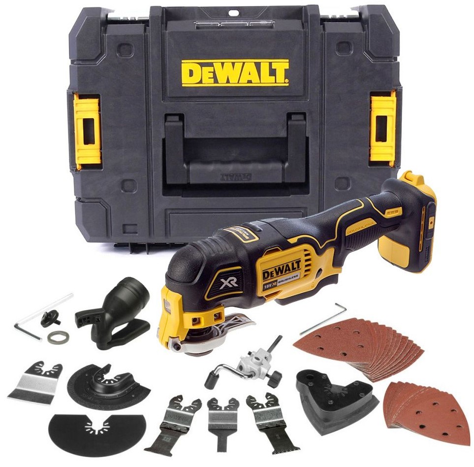 Dewalt DCS355N-XJ 18V Brushless Oscillating Multi-Tool with Accessories & Case 