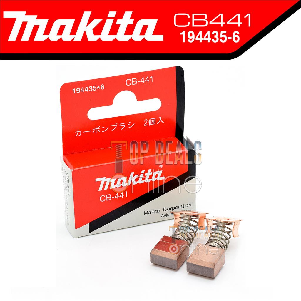 Escobillas Carbono Makita – Compatibles Con DSS610, DSS611, BSS610, BSS611, CB441 – Par