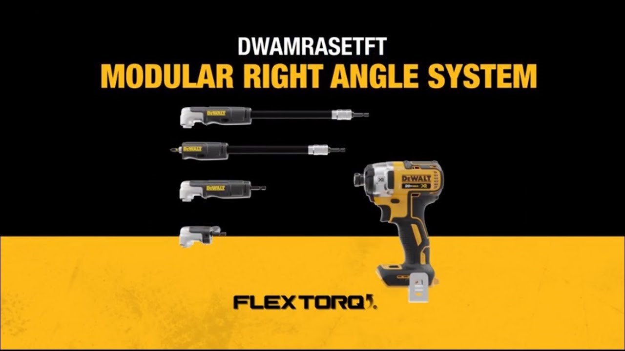 Dewalt DT20502 Impact Driver Right Angle Drill Attachment 1/4 Hex